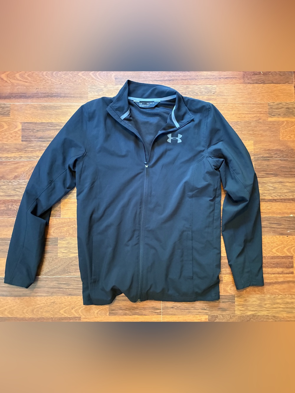 Under Armour Boys Black Full-Zip Lightweight Jacket